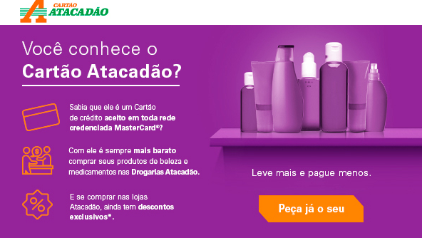Cartão de crédito Atacadão I Descontos exclusivos nas lojas! Logo