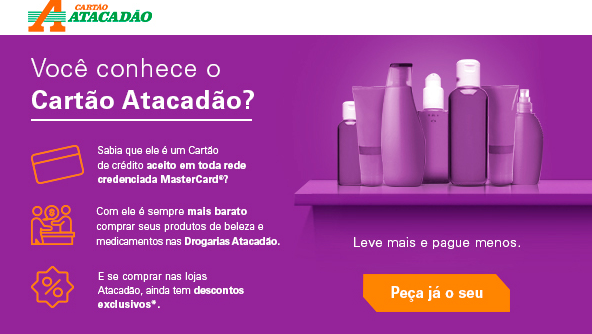 Cartão de crédito Atacadão I Descontos exclusivos nas lojas!