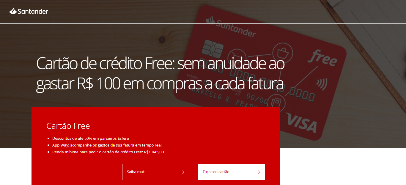 Cartão de Crédito Santander Logo