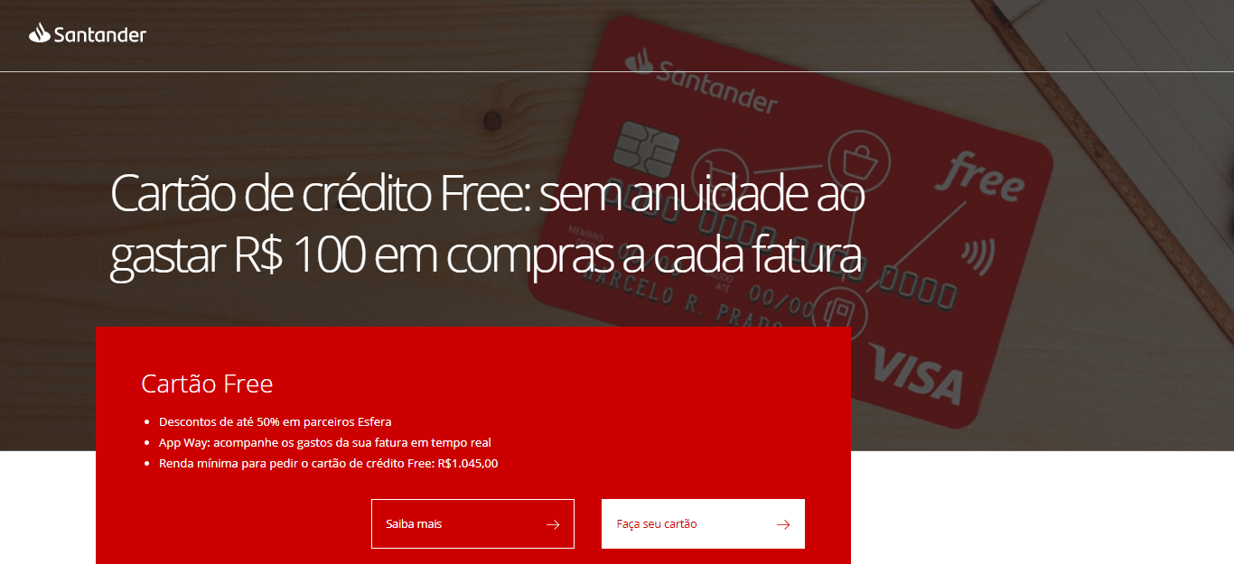 Cartão de Crédito Santander