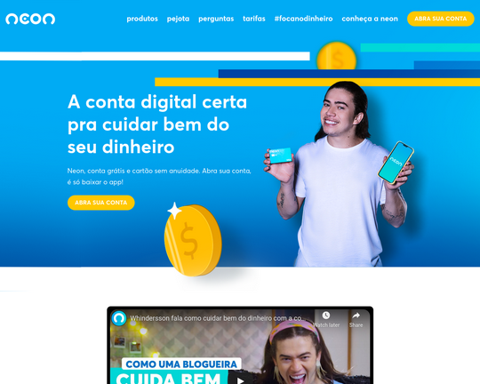 Banco digital Neon | Abra a sua conta digital na Neon Logo