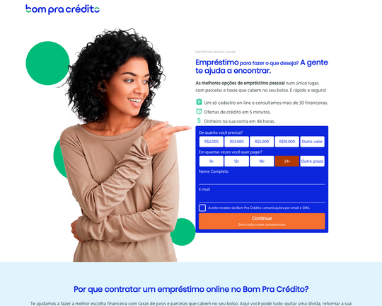 Bom Pra Crédito - Encontre seu empréstimo pessoal ou consignado