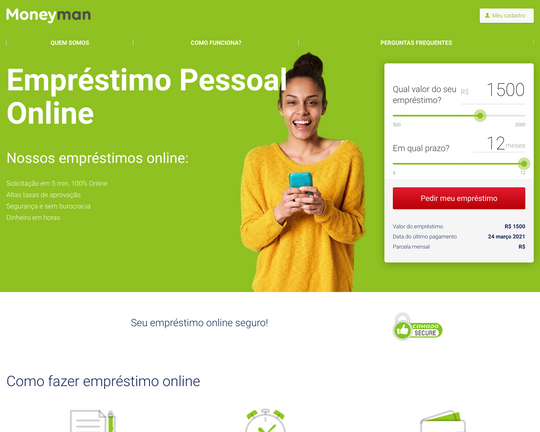 Moneyman Empréstimo Pessoal Online Logo