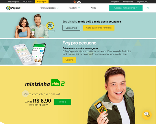 Maquininha de Cartão Pagseguro Logo
