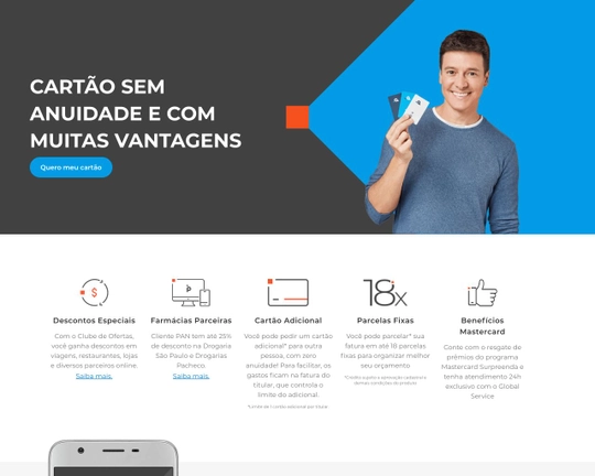 Cartão de Crédito Banco Pan Logo