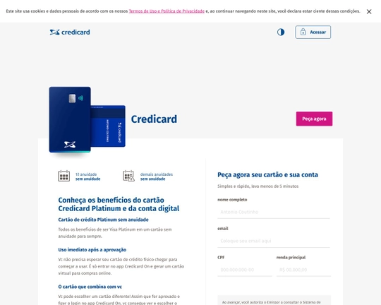 Credicard Visa Platinum