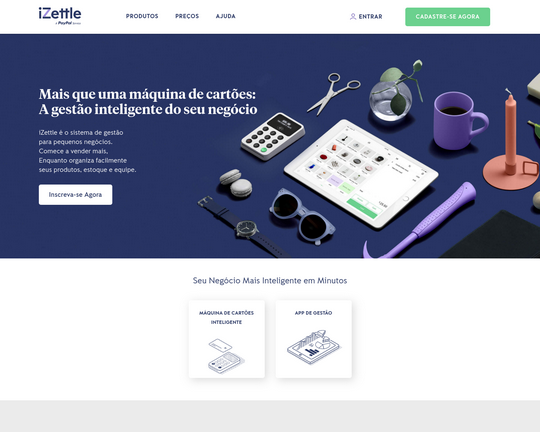 iZettle - Máquina de Cartão de Crédito Información Logo