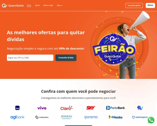 QueroQuitar é a solução ideal