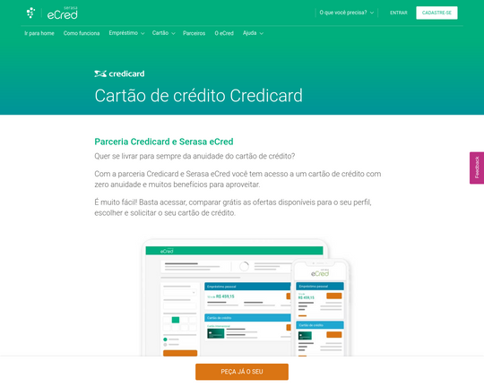 Cartão Credicard - Serasa eCred Logo